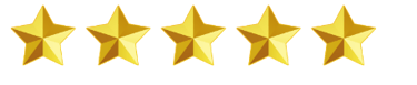 5 golden stars