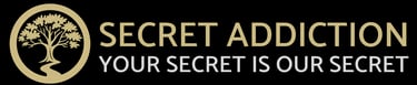 a logo for the secret addiction
