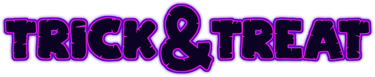 Trick & Treat Halloween roll-and-write game logo