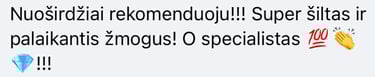 atsiliepimas su emoji