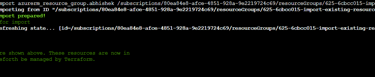 Importing Azure Resource Groups into Terraform State
