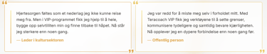 Tilbakemeldinger fra VIP kunder - del 2
