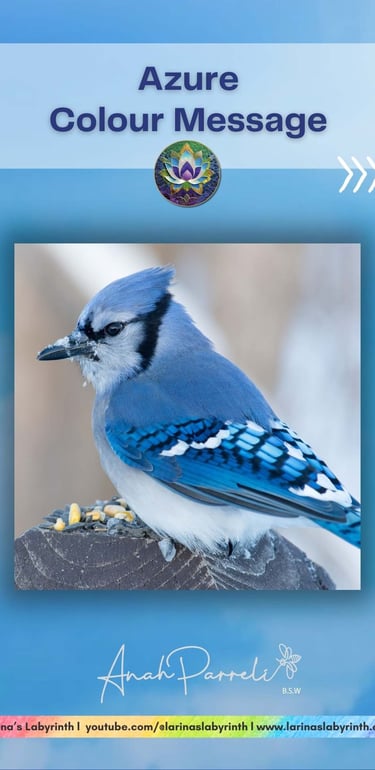 Colour Messenger: Power Of Azure Blue. Colour Healing; color healing