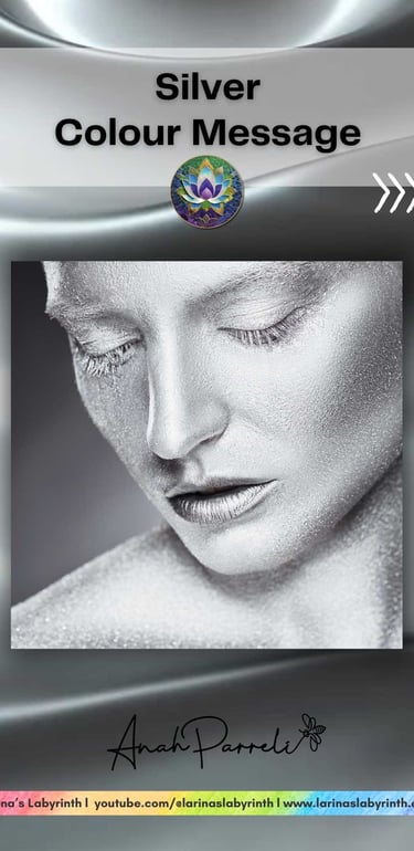 Colour message: Power of Silver. Colour Healing, Color Healing
