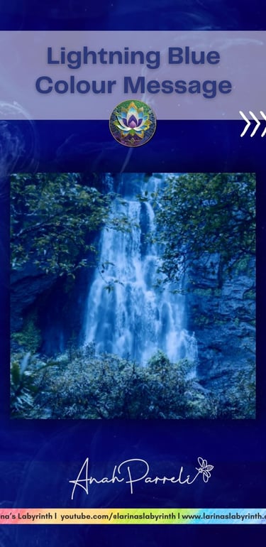 Colour Messenger: Power Of Electric Blue. Colour Healing; color healing