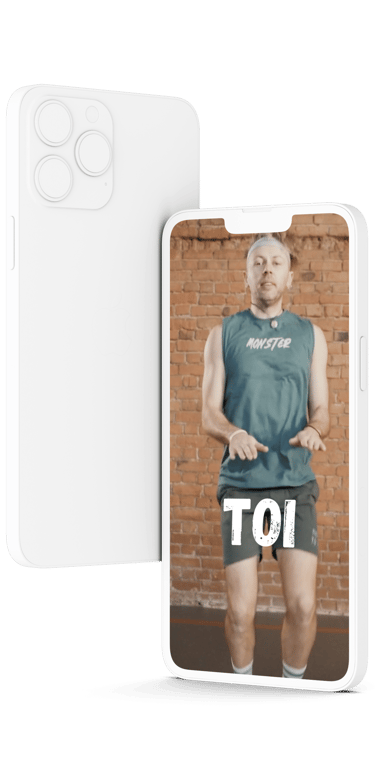 homme qui fait du sport avec une application de sport
