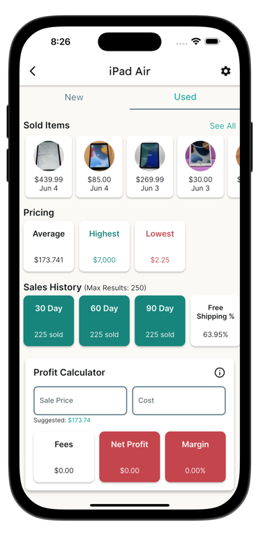 ereseller screenshot
