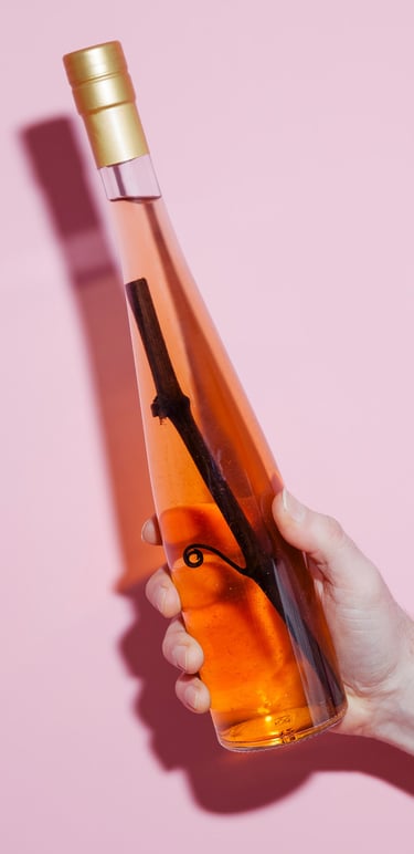 Wein Schnapsflasche.