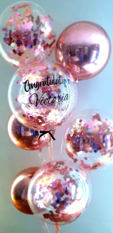 Personalised balloons