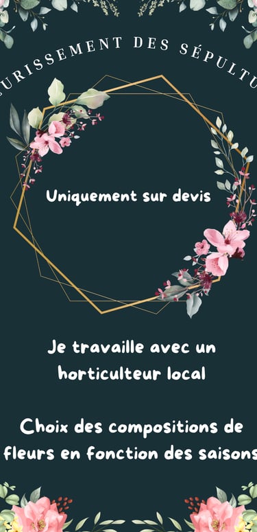 tarifs fleurissement sépultures Charente Maritime