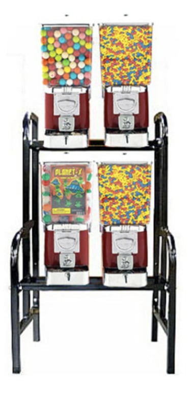 Bulk candy and gumball dispenser from Bill's Vending Solutions in Columbia, South Carolina