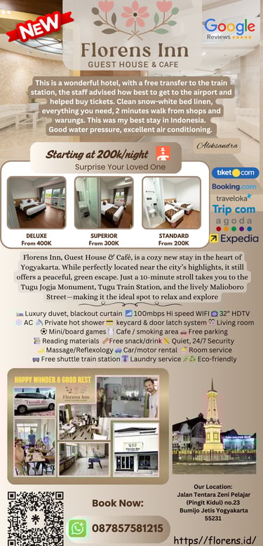 florens inn booklet brochure