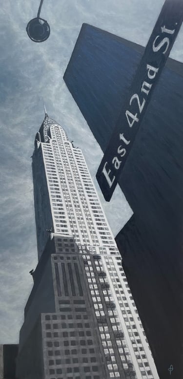 Tableau à l'huile - Look up