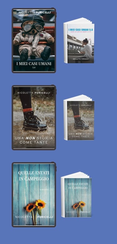 Le diverse copertine della serie "Casi umani"