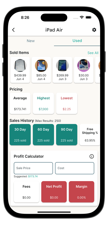 ereseller screenshot