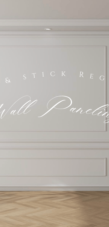 Learn how to create a Jane Austen-inspired Regency room on a budget! Using Amazon peel and stick wal