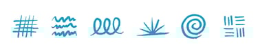 Brand Icons custom drawn for website work