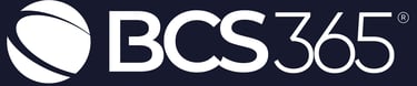 a logo for BCS365 -  Cybersecurity and Managed IT support