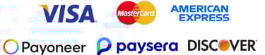 Fethiye Chauffeur secure payment options visa mastercard americanexpress payoneer paysera discover