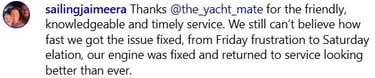 The Yacht Mate positive review