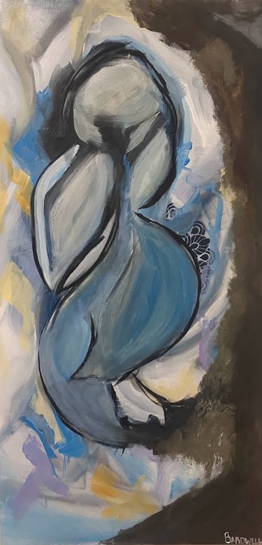 Bluebird 29''x 55'' (SOLD)