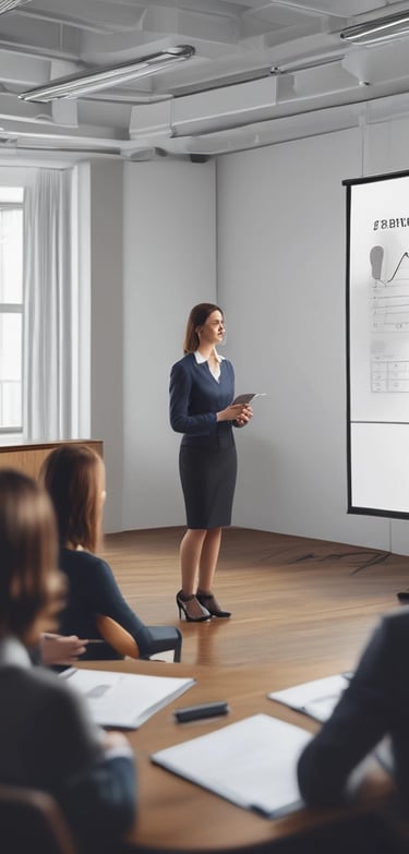 A poster features a close-up of a woman's face with a message about psychology. The top of the poster has the phrase 'GET PSYCHED!' in large orange text. Below, there is a series of questions in varying sizes and colors, exploring different psychological topics. The bottom part of the poster contains a web address.