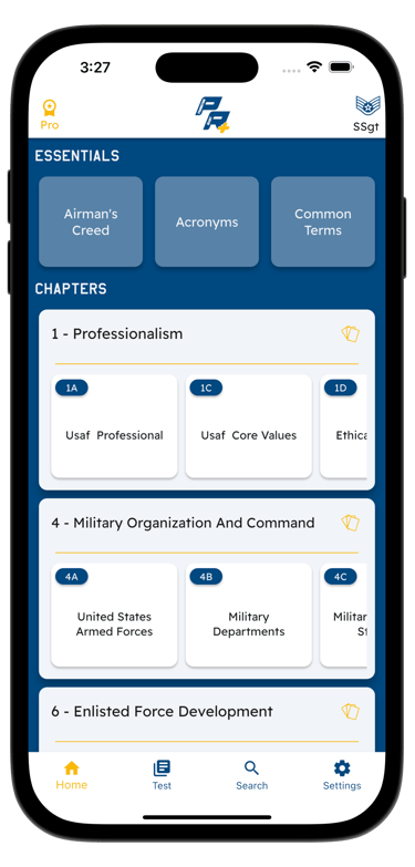 promotion ready air force screenshot
