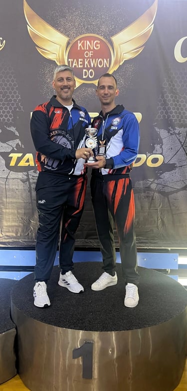 2024 King of Taekwondo Competition Medallists Master Carlos & Sergios