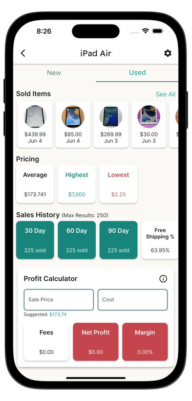 ereseller screenshot