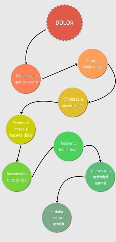 fases programa terapéutico para dolor crónico