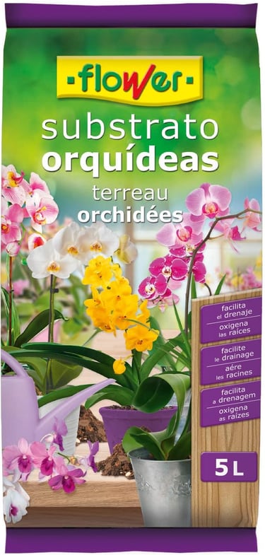 sustrato para orquideas