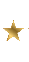 five gold stars on a black background