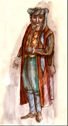 the costume design renderings of Kent Homchick