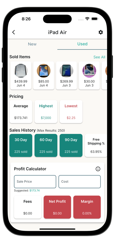 ereseller screenshot