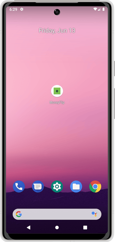 money-flip-currency-converter-android-app-logo-screen