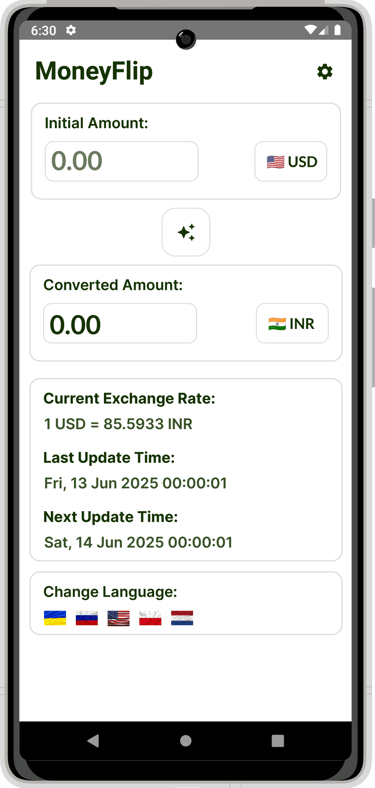 money-flip-currency-converter-android-app-home-screen