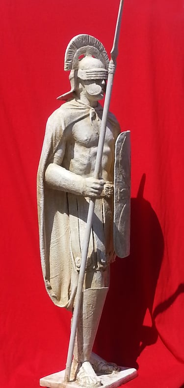 Roman Centurion Statue. Car Sales in Bega, NSW