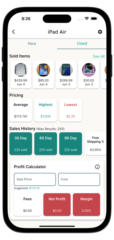 ereseller screenshot