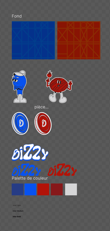 Charte graphique Bizzy