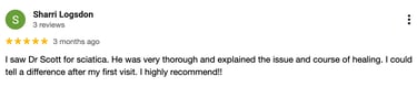 five star review from a patient #6