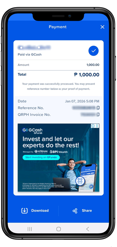 Save the receipt, just incase.