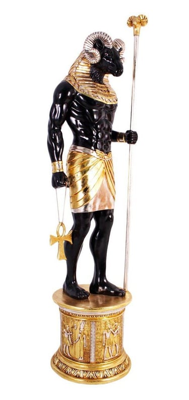 a statue of an egyptian god