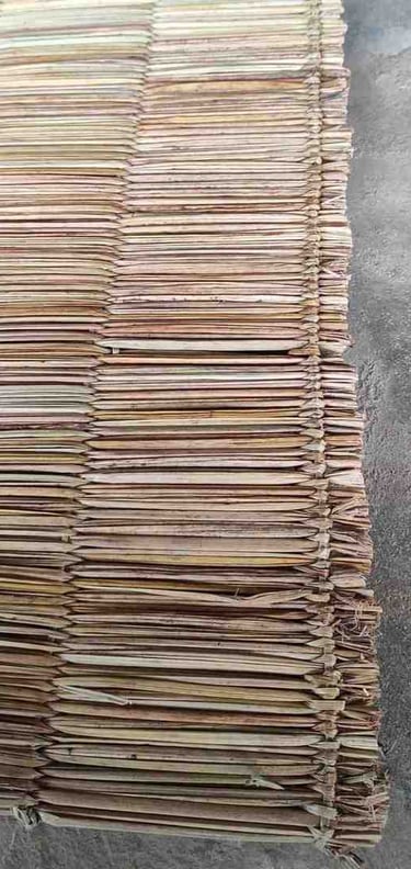 "Handweaving process–river grass yoga mat craftsmanship-closeup view-for global markets"