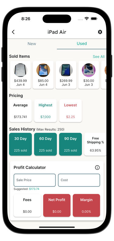 ereseller screenshot