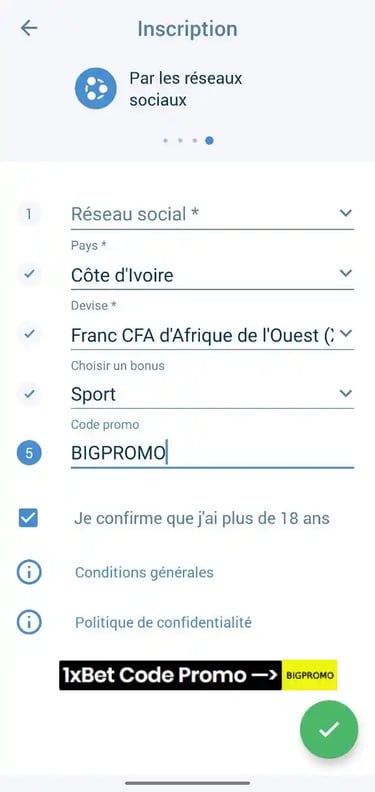 Inscription-1xbet-via-Réseaux-Sociaux