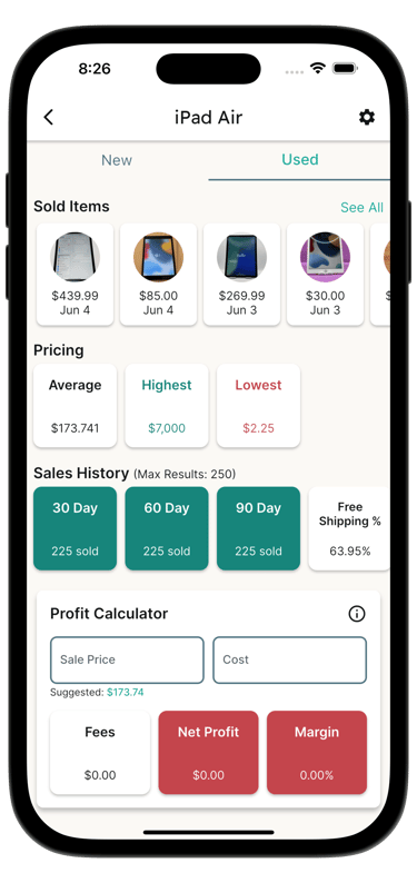 ereseller screenshot