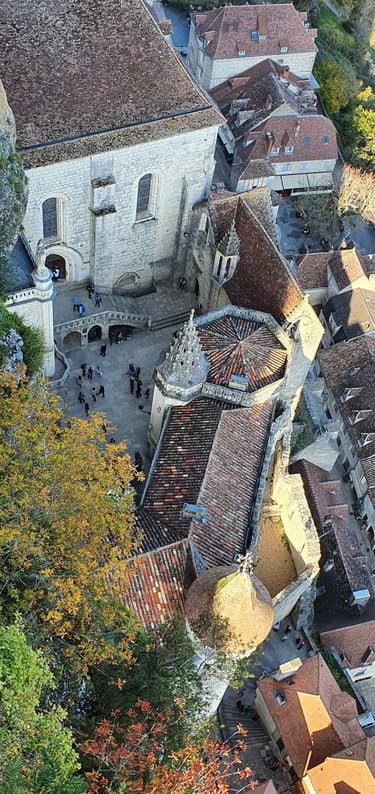 Rocamadour vue des remparts du château