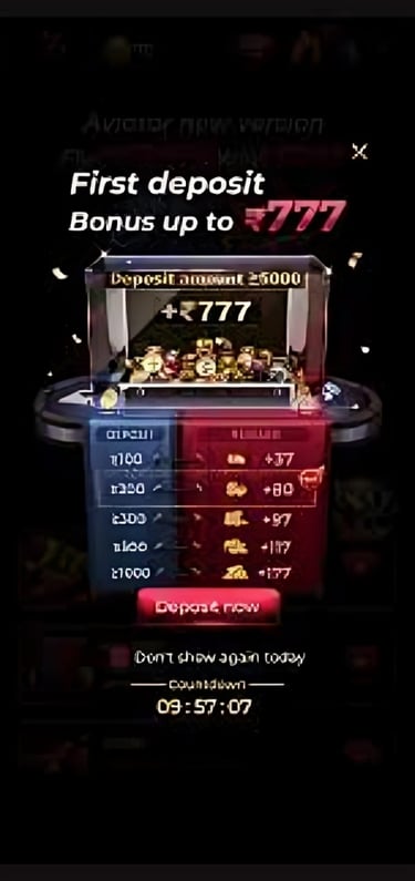 EK7 App First Deposit Bonus Up To Rs.+777  Screenshort