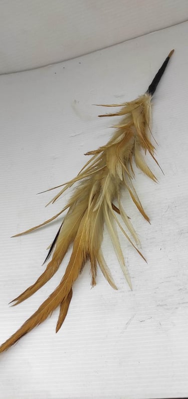 "Traditional tribal feather bunch for hair–vibrant handmade ethnic accessory-Meant for export"