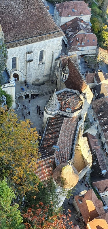 Rocamadour vue des remparts du château